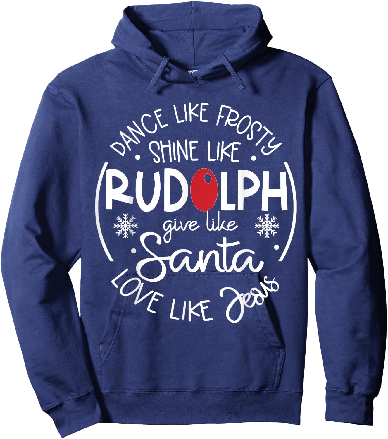 Dance Life Frosty Shine Like Rudolph Hoodie - Hoodie | Navy