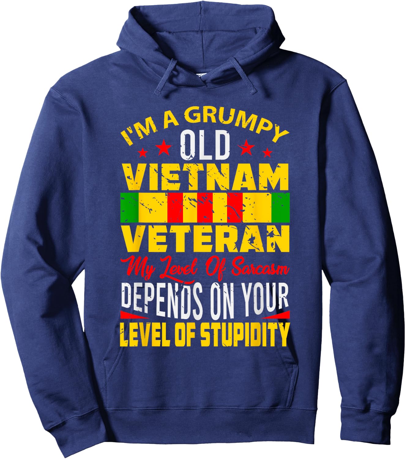 Im A Grumpy Old Vietnam Veteran Hoodie - Hoodie | Navy