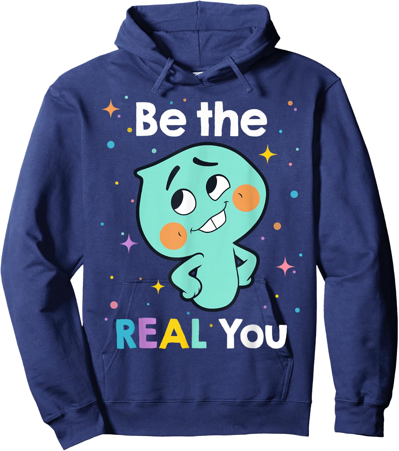 Disney Pixar Soul 22 Be The Real You Hoodie - Hoodie | Navy