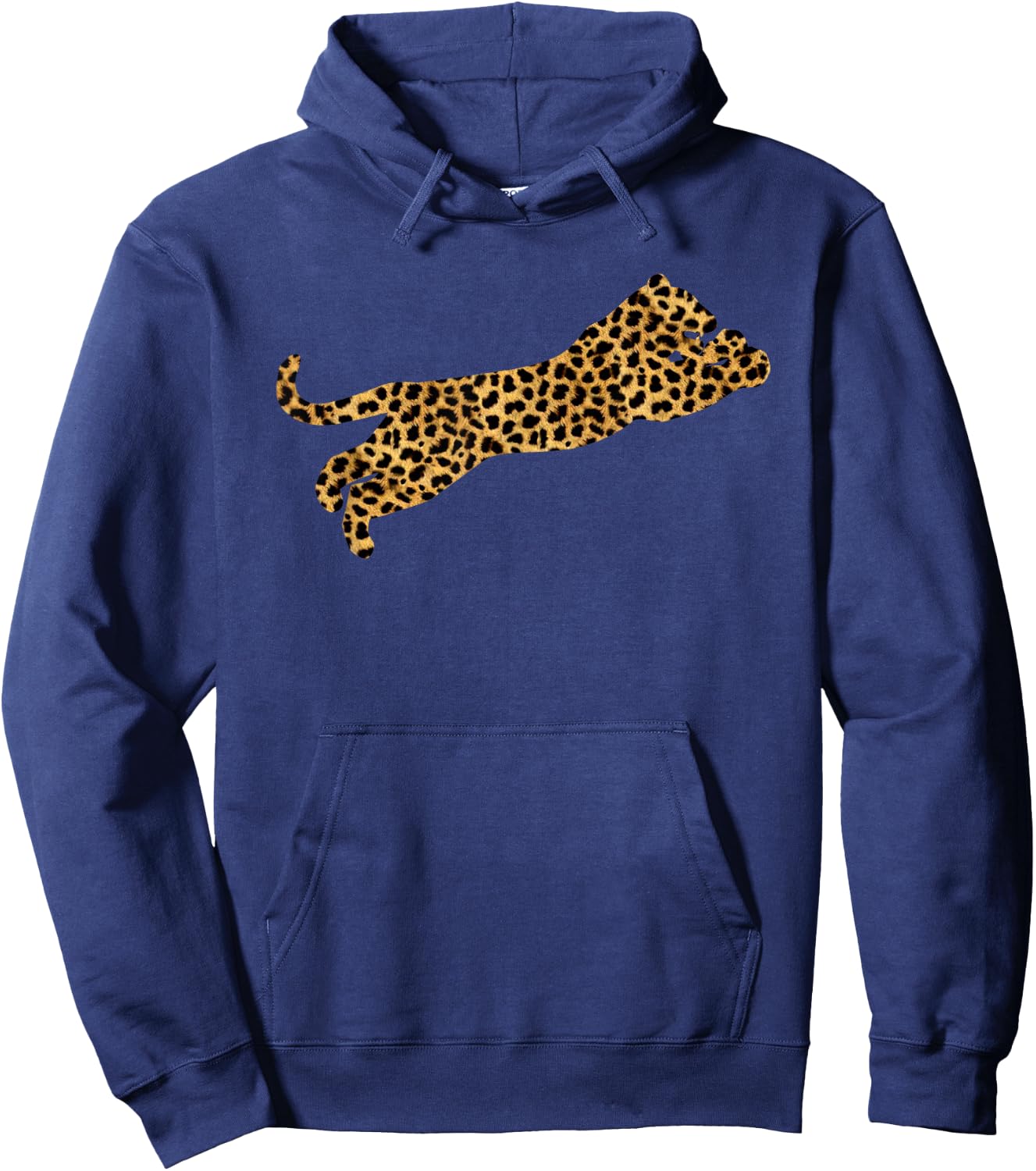 Cougar Leopard Print Puma Panther Animal Lover Women Gift Hoodie - Hoodie | Navy