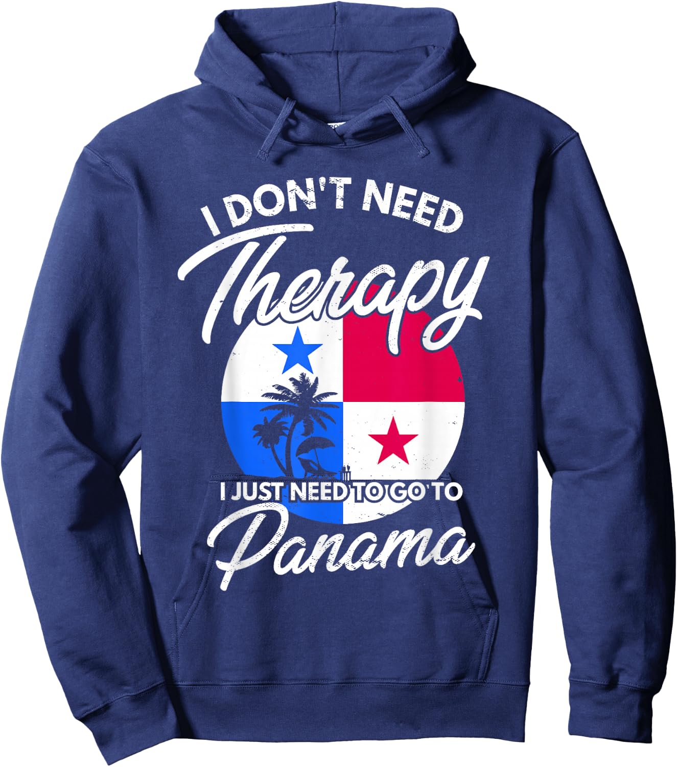 Panamanian Flag I Panama Flag I Vacation Panama Hoodie - Hoodie | Navy