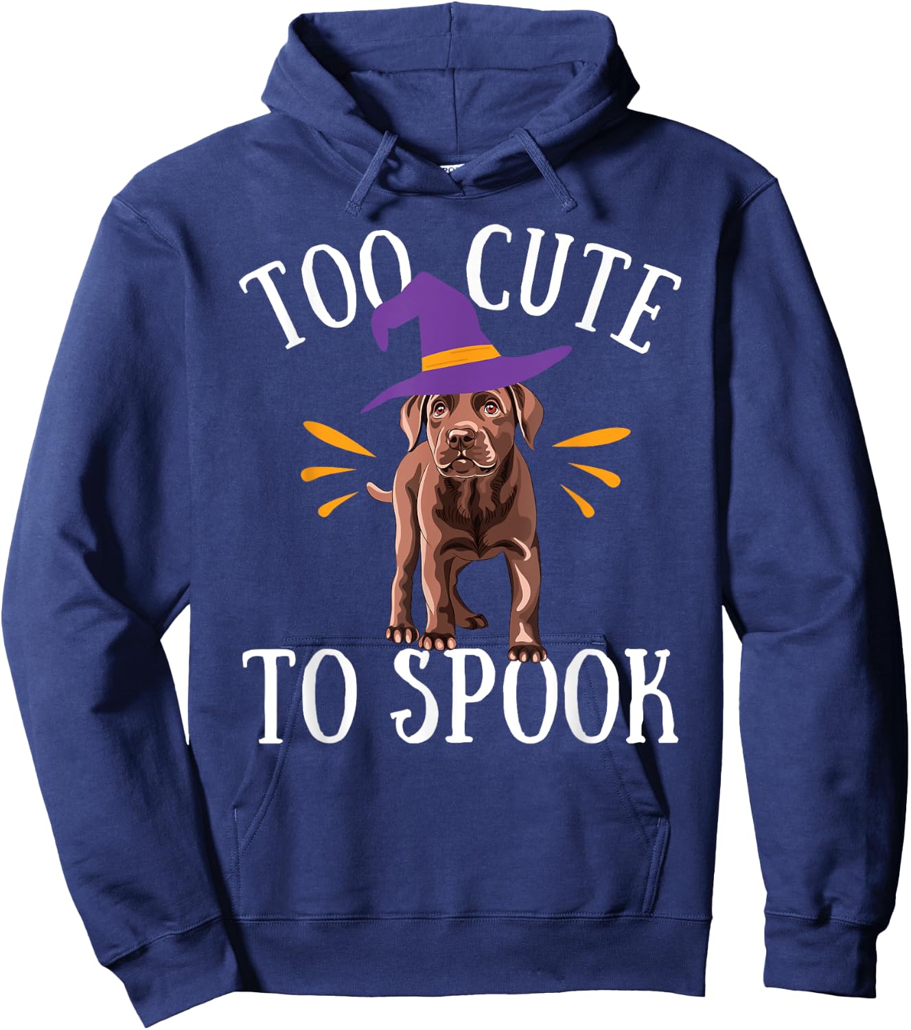 Chocolate Lab Cute Funny Halloween Dog Costume Labrador Men Women Kids Hoodie - Hoodie | Navy