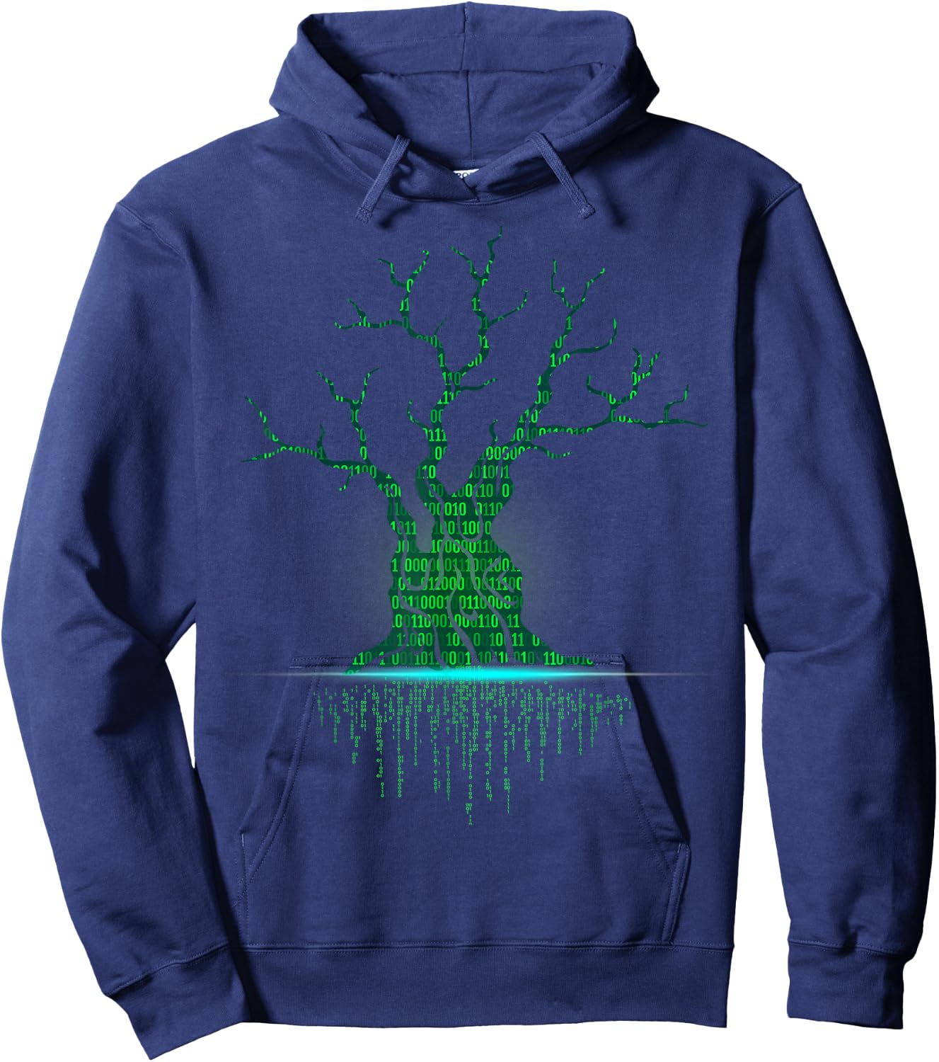 Binary Tree Computer Coding Software Programmer Developer Hoodie - Hoodie | Navy