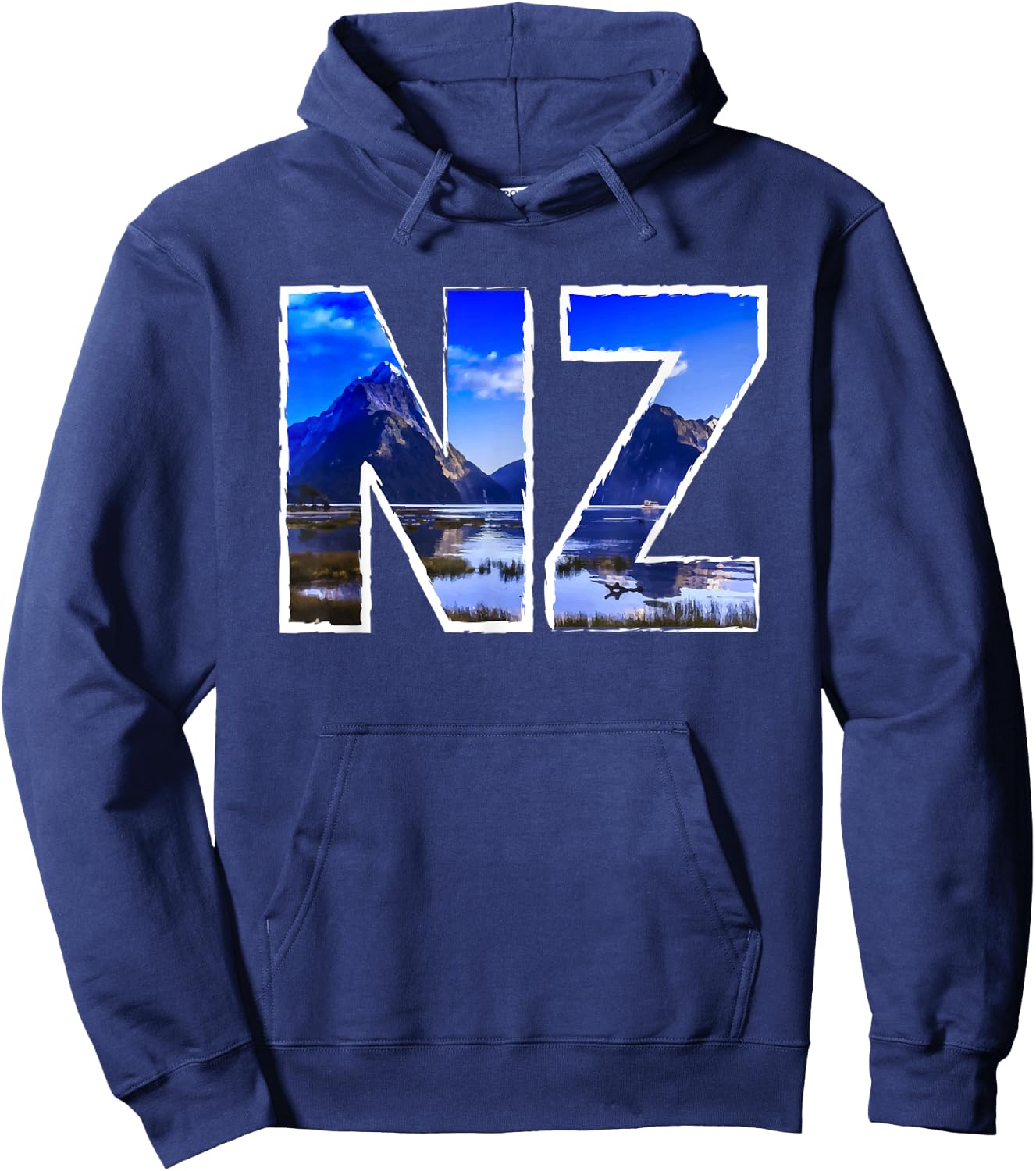 New Zealand Milford Sound NZ Hoodie - Hoodie | Navy