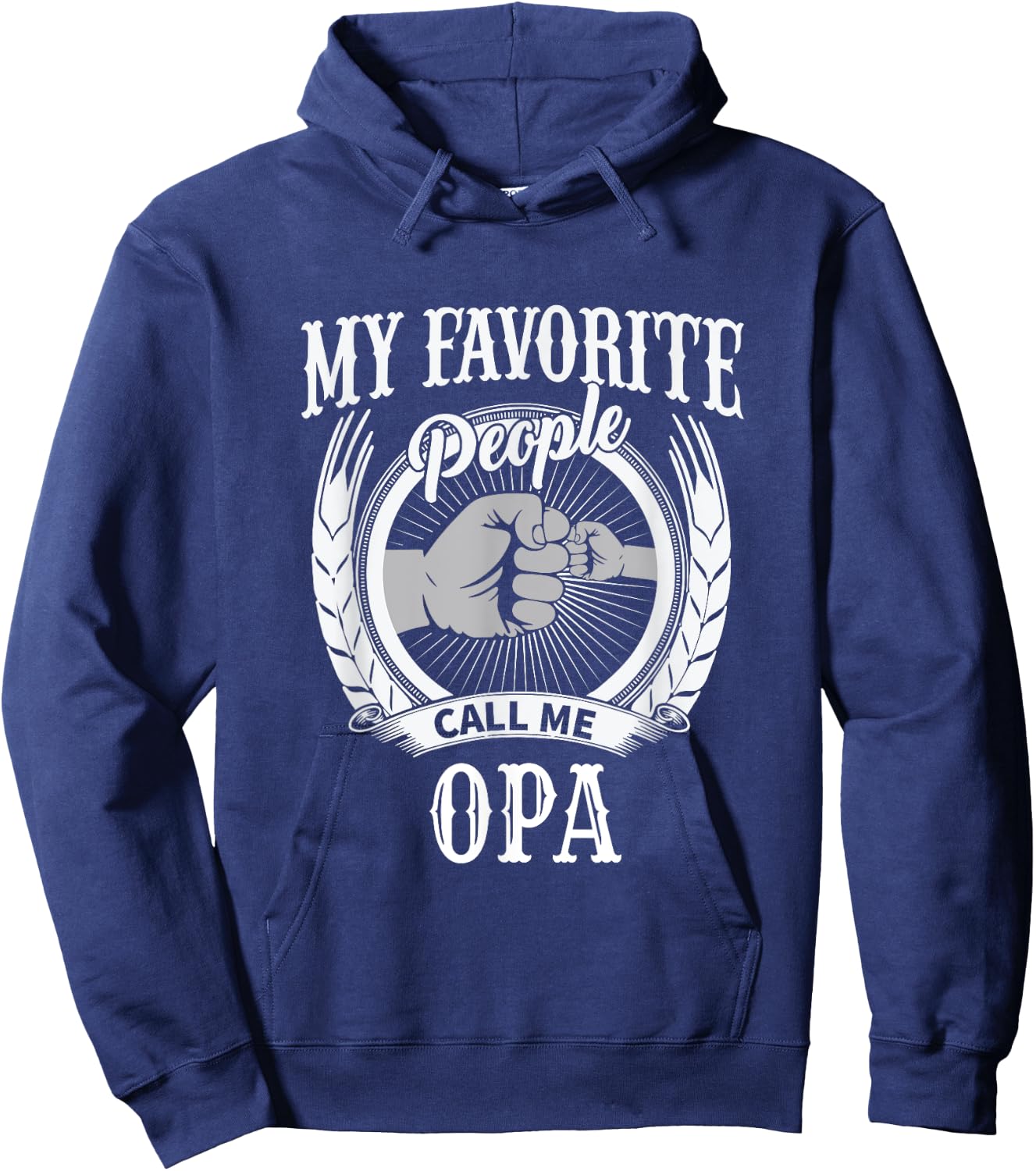 My Favorite People Call Me Opa German Grandpa Hoodie - Hoodie | Navy