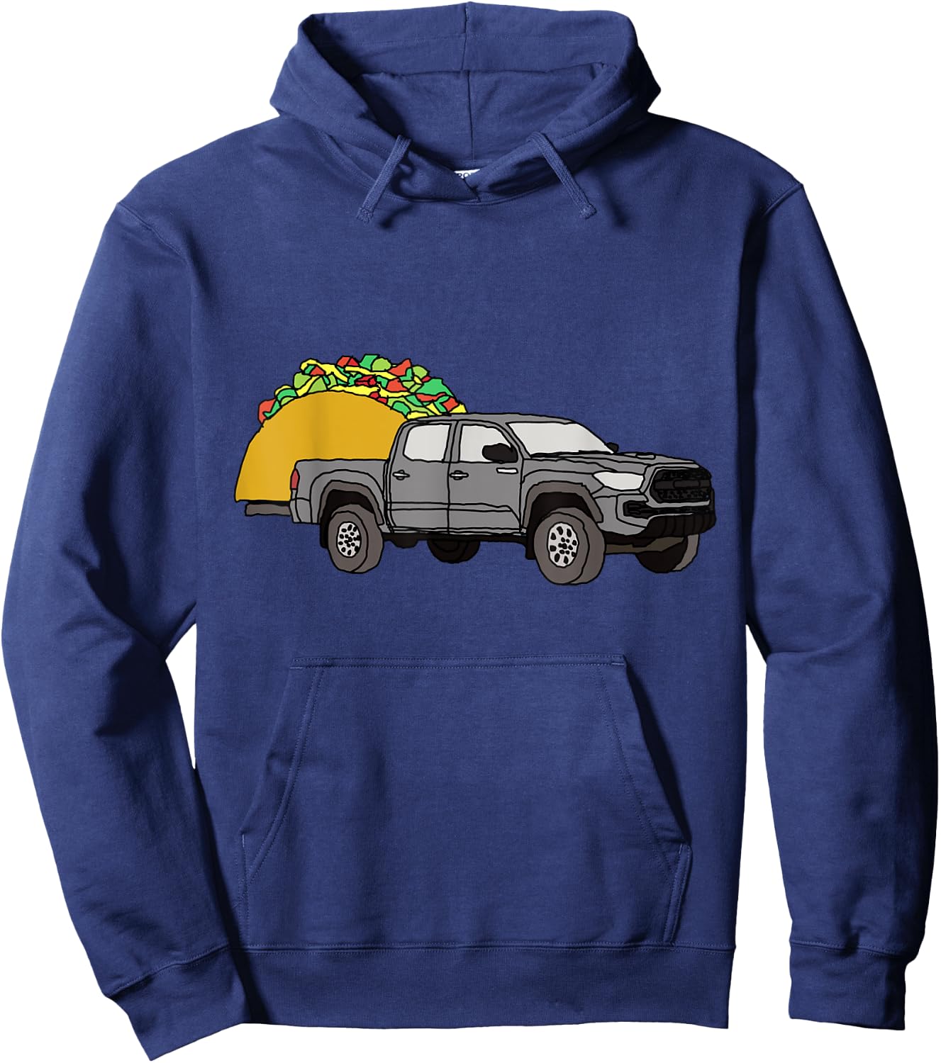 Taco Tacoma TRD Prerunner 4X4 Truck Off Road Wheelin 4WD Hoodie - Hoodie | Navy