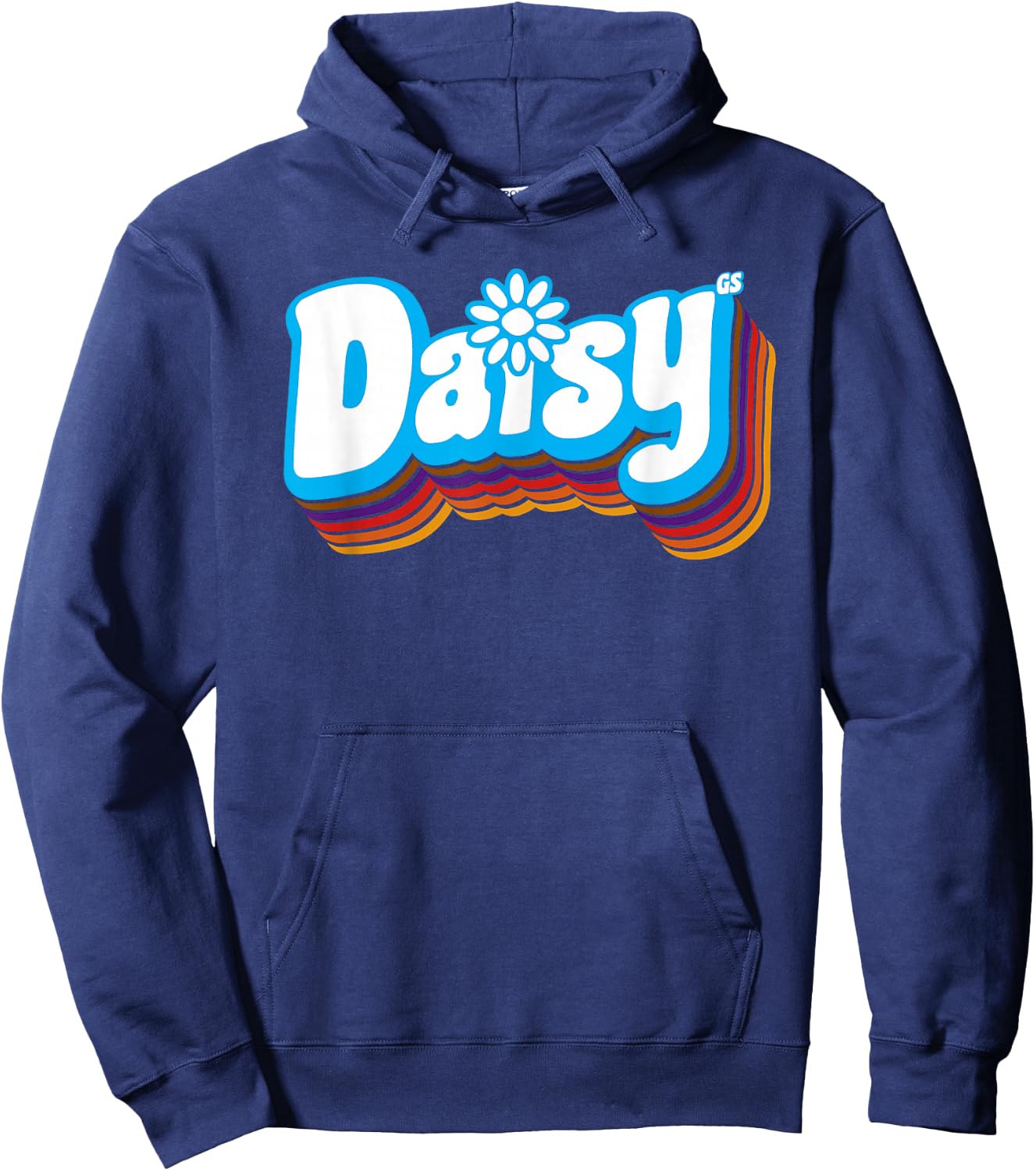 Girls Daisy Retro Troop | Scouting Hoodie - Hoodie | Navy