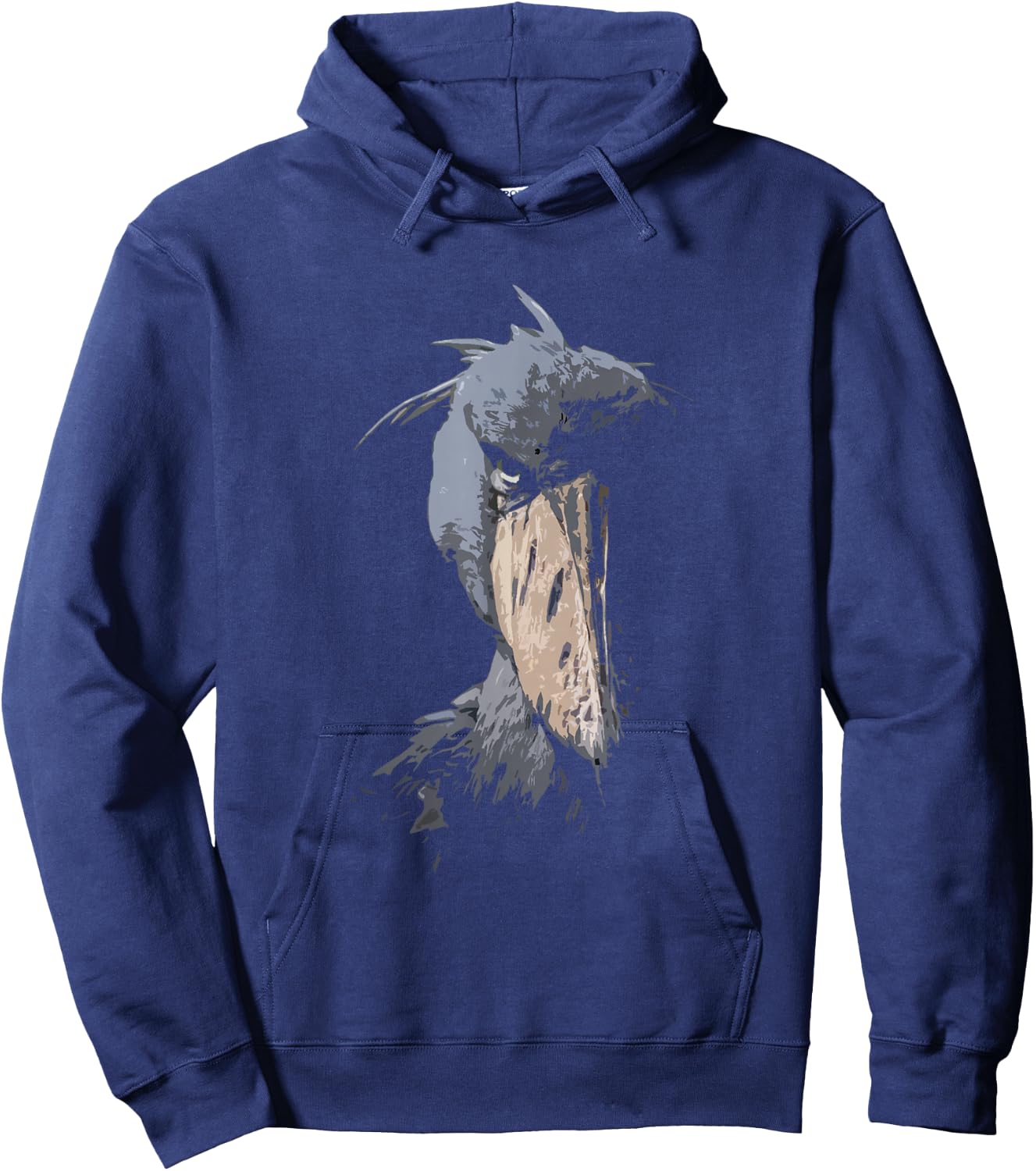 Shoebill African Bird Aztec Mayan Bird Lover Cool Distressed Hoodie - Hoodie | Navy