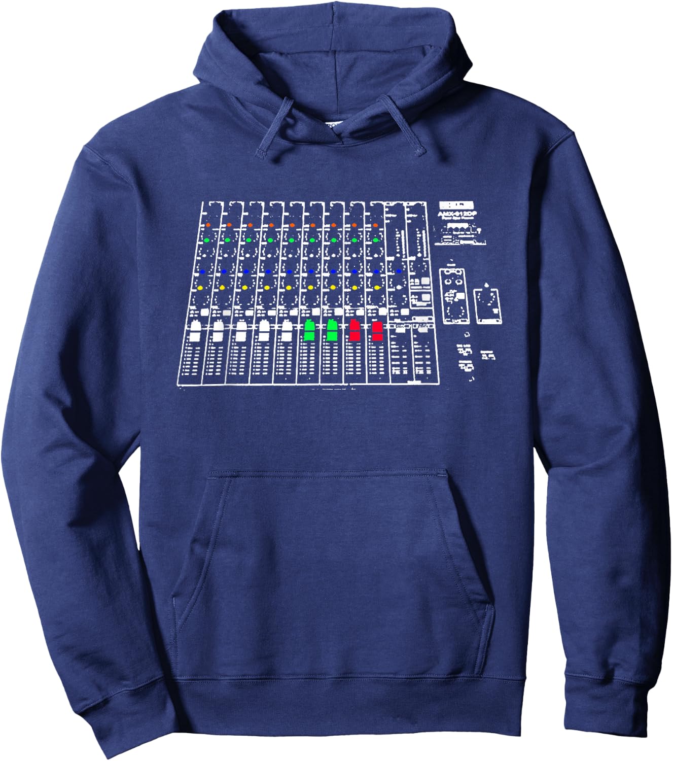 Audio Engineer Soundboard | Cool Music Producer Equipment Hoodie - Hoodie | Navy