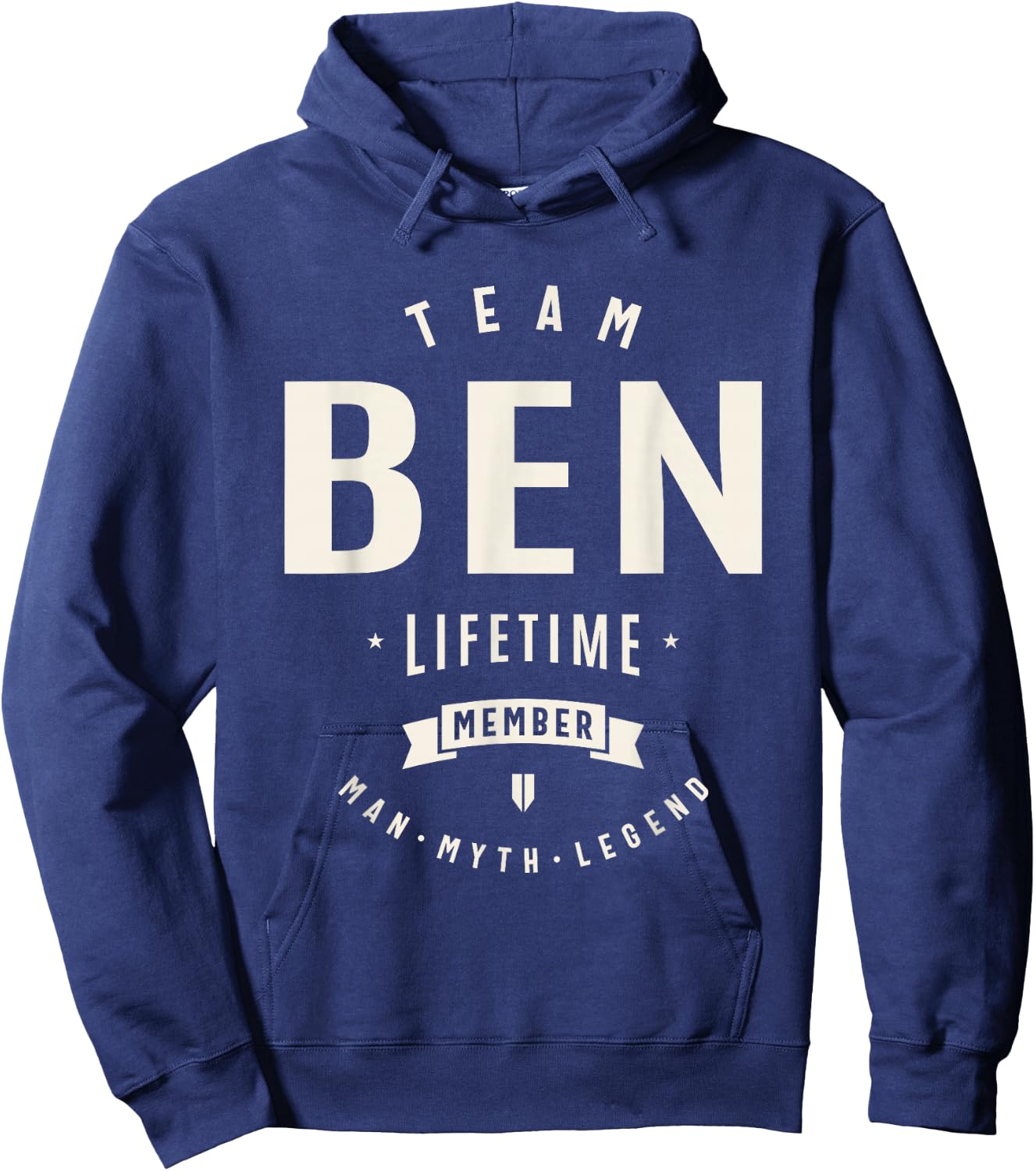 Team Ben Lifetime Member Funny Name Ben , Small Hoodie - Hoodie | Navy