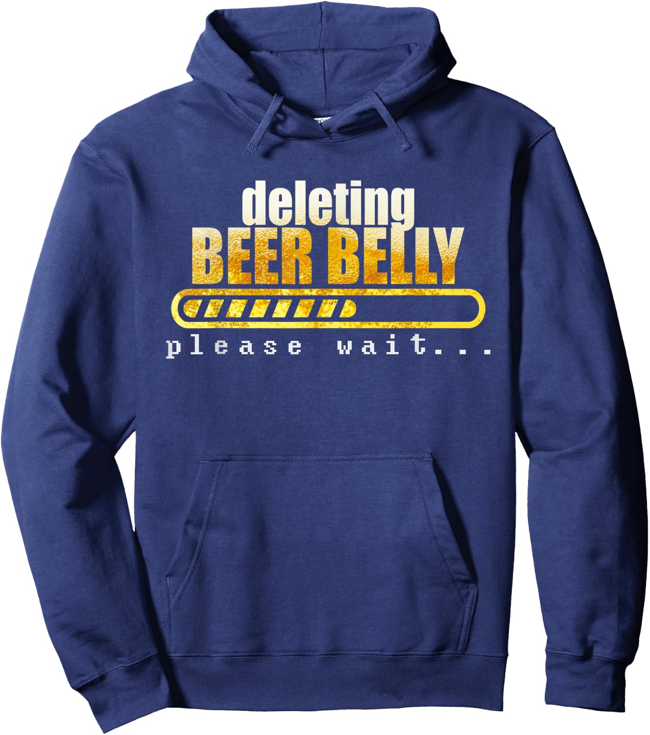Deleting beer belly, please wait... Hoodie - Hoodie | Navy
