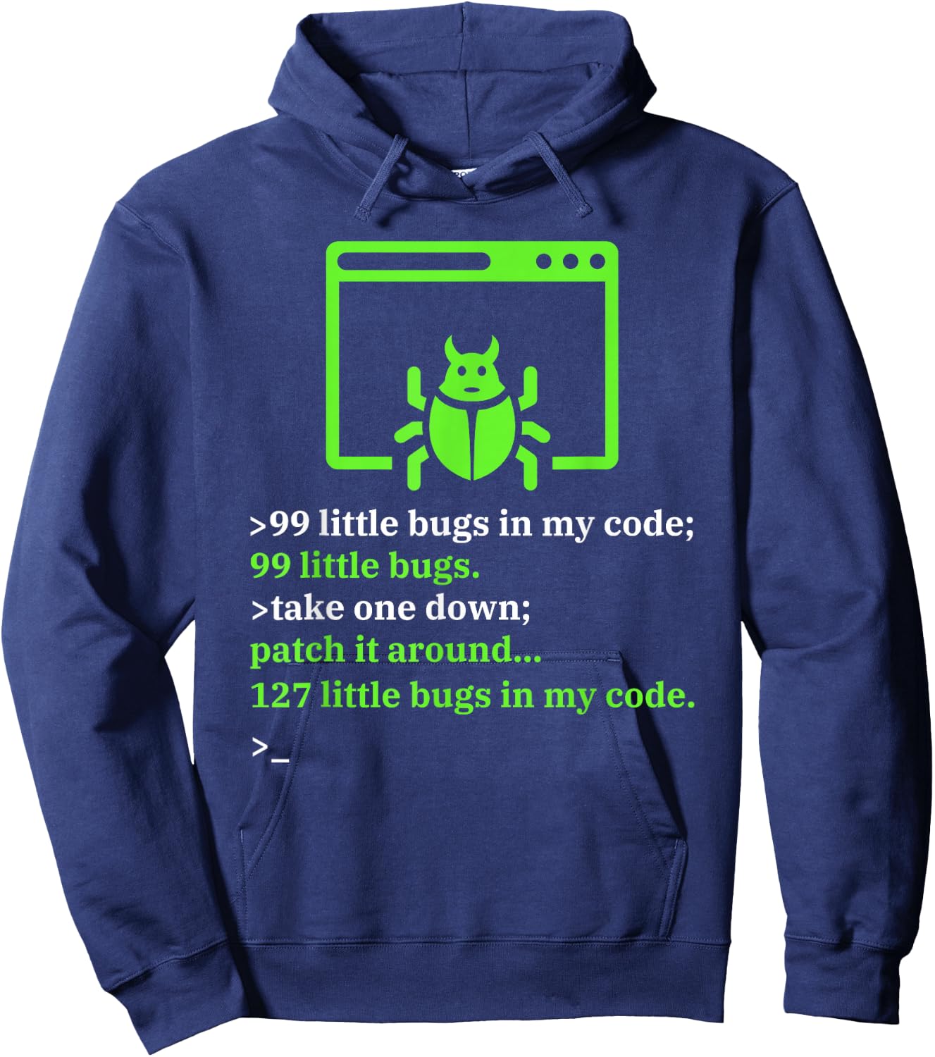 Funny Programmer Shirts by T.K. Debugger Debugging - Computer Science Programmer & Coding Black Small Hoodie - Hoodie | Navy