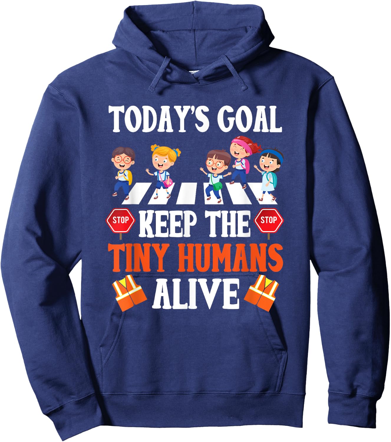 School Crossing Guard Hoodie - Hoodie | Navy