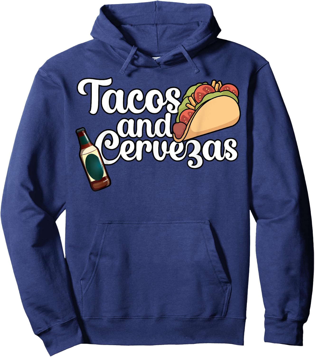 Tacos and Cervezas Hoodie - Hoodie | Navy