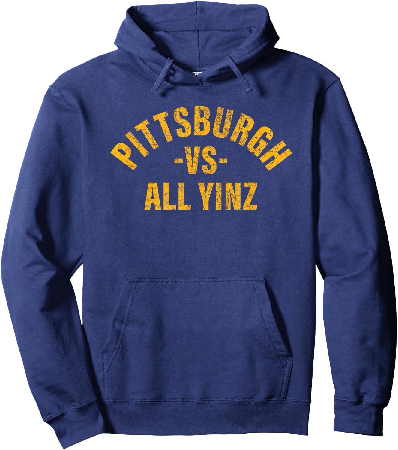 Retro Pittsburgh vs All Yinz Funny Pittsburghese souvenir Hoodie - Hoodie | Navy