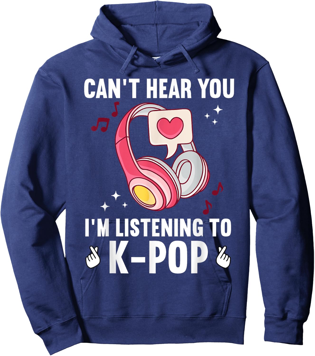 Cool Kpop Art For Teen Girls Women Korean Band Lover K-pop Hoodie - Hoodie | Navy