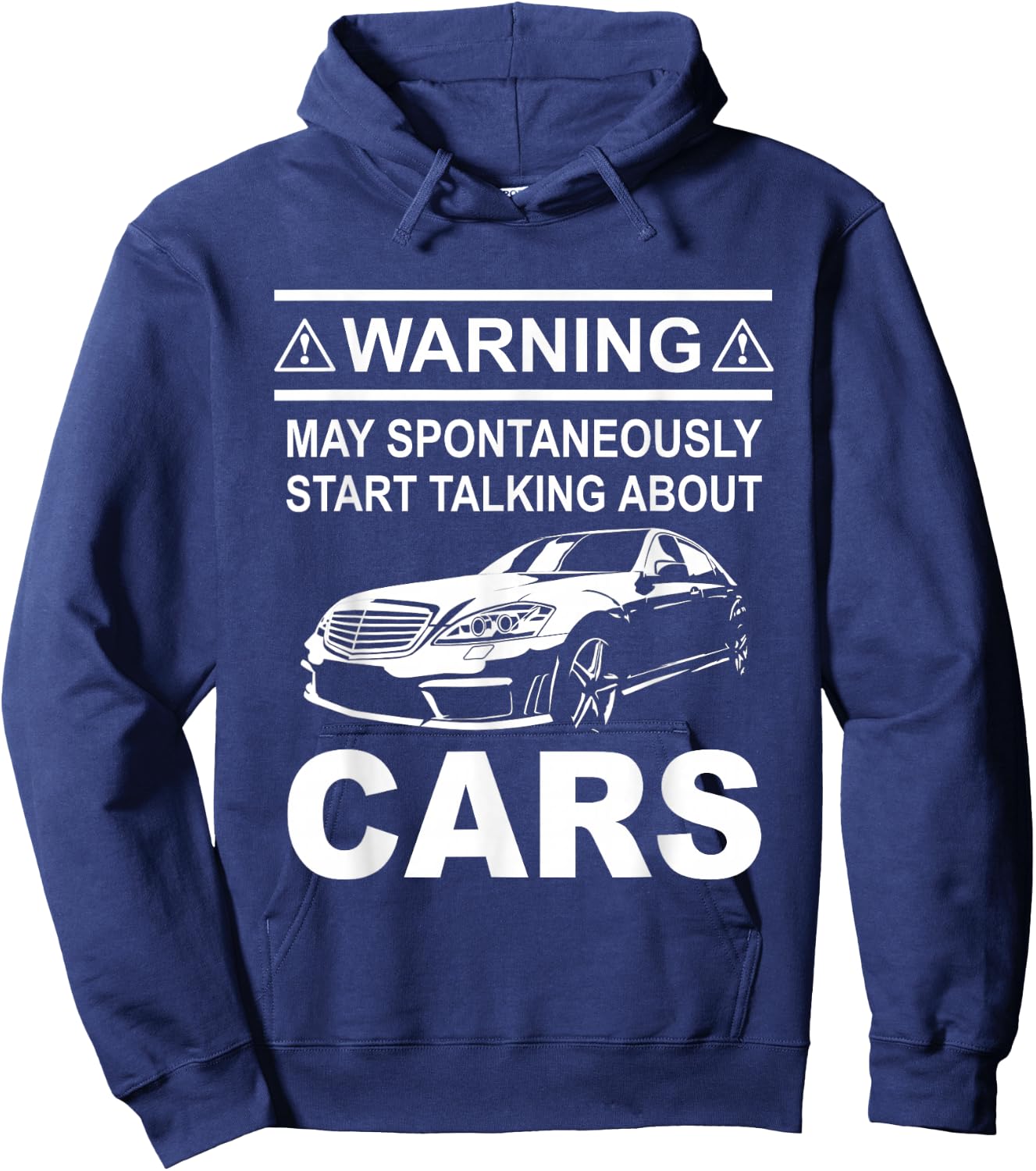 Funny Car Cars Engineer Mechanic Lovers-Gift Men Boys Teens Hoodie - Hoodie | Navy