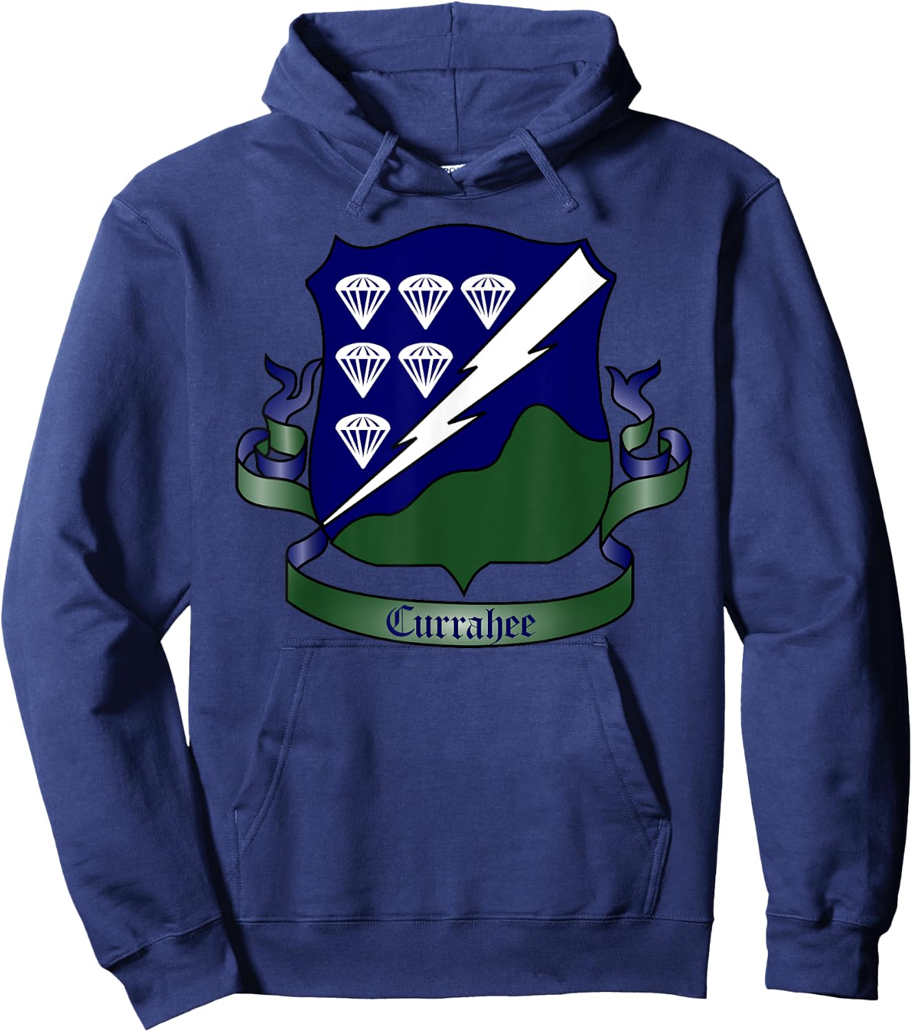 101st Airborne - 506th PIR DUI - Currahee centered Hoodie - Hoodie | Navy