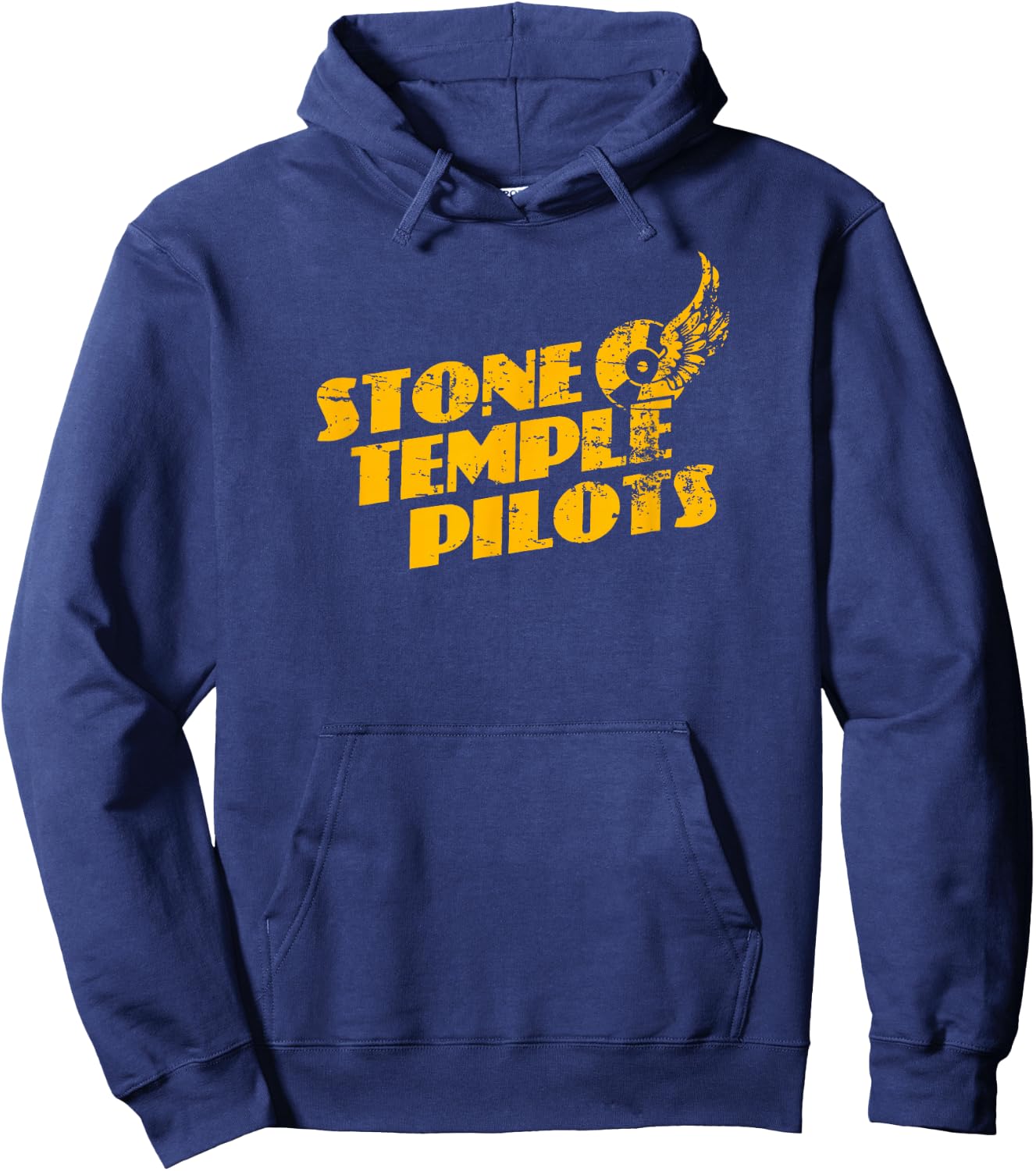 Stone Temple Pilots - Tire Wings Logo Hoodie - Hoodie | Navy