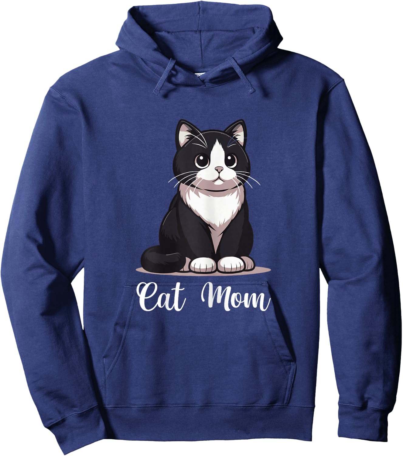 Tuxedo Cat Mom Tuxedo Cat Lover Tuxedo Cat Owner Hoodie - Hoodie | Navy