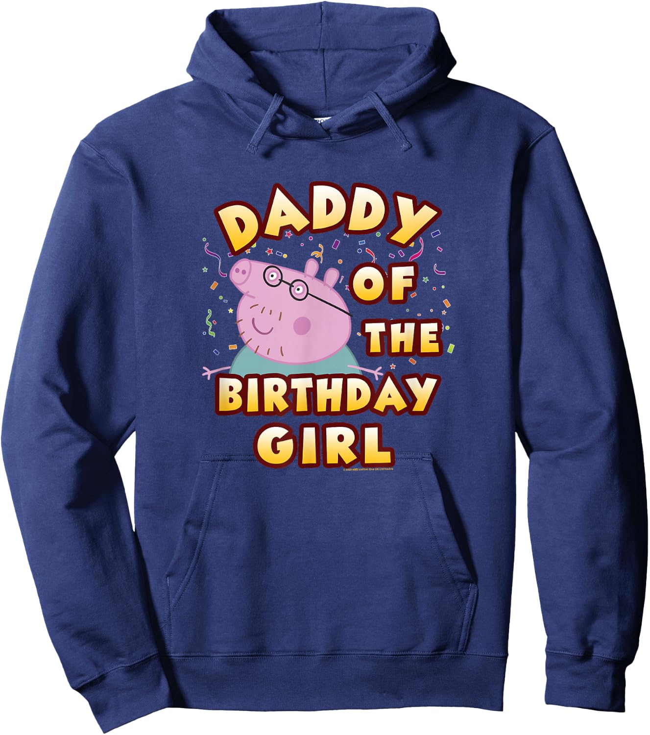 Peppa Pig Daddy Of The Birthday Girl Hoodie - Hoodie | Navy