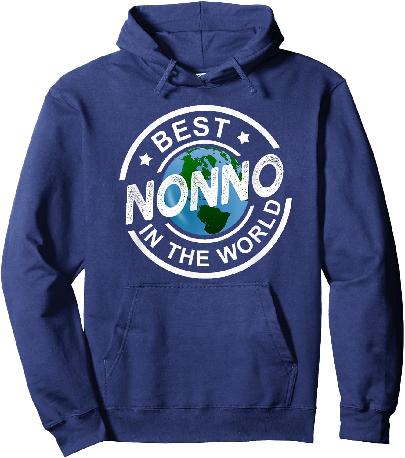 Best Nonno In The World Funny Italian Grandpa Gift Hoodie - Hoodie | Navy