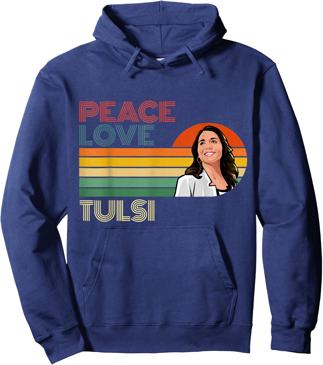 Tulsi Gabbard for First Female President 2028 America USA Hoodie - Hoodie | Navy
