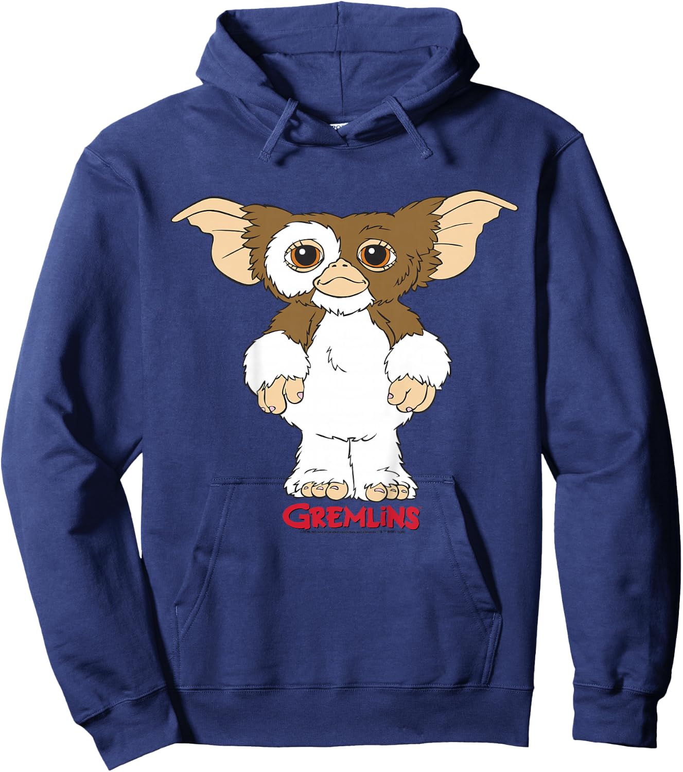 Kids Gremlins Gizmo Simple Portrait Hoodie - Hoodie | Navy