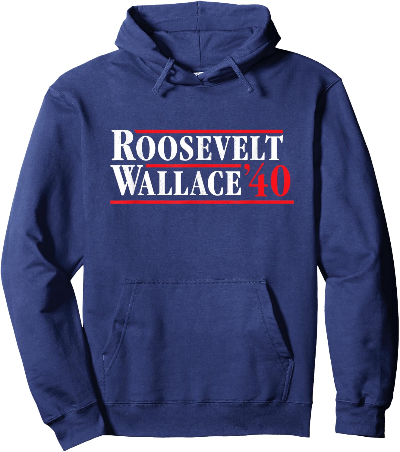 President Franklin Roosevelt 1940 - Retro 4th of July Hoodie - Hoodie | Navy