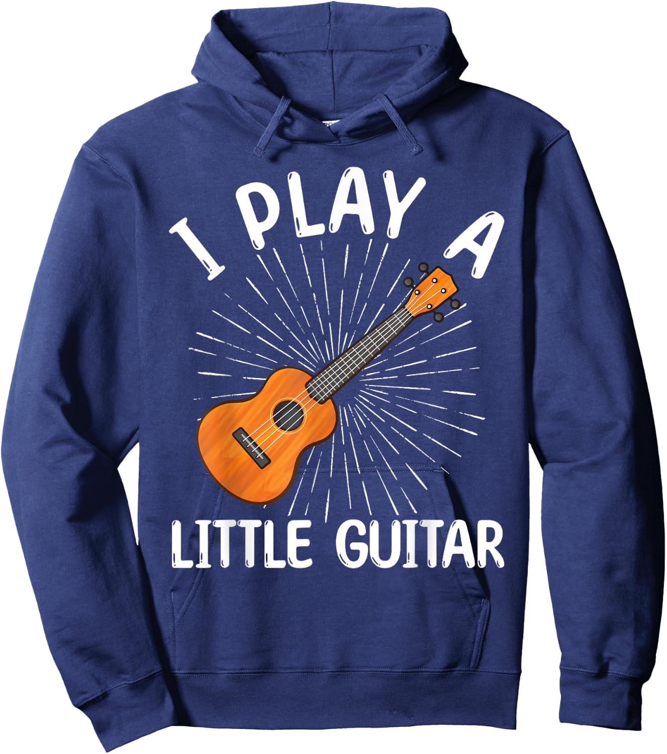 Funny Ukulele Art Women Kids Guitar Ukulele Player Hoodie - Hoodie | Navy