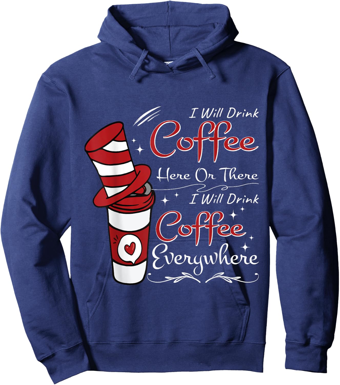 Coffee Lover Educator - Humor & funny teacher teaching Men Women Kids Hoodie - Hoodie | Navy