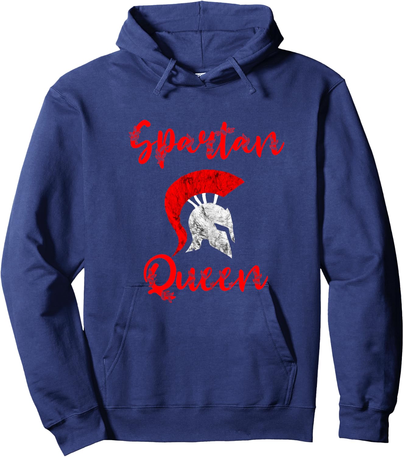 Spartan Queen Gladiators Queen Spartan Soldiers Helmet Hoodie - Hoodie | Navy