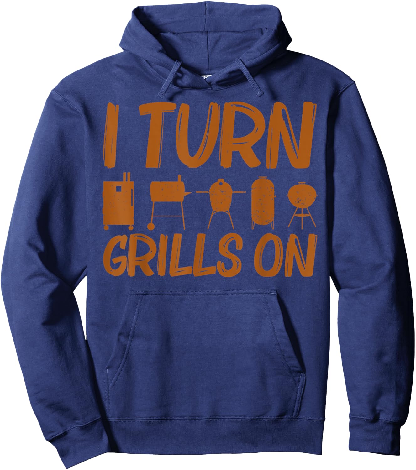 Funny Grill Gift Women Grilling BBQ Smoked Meat Fan Hoodie - Hoodie | Navy
