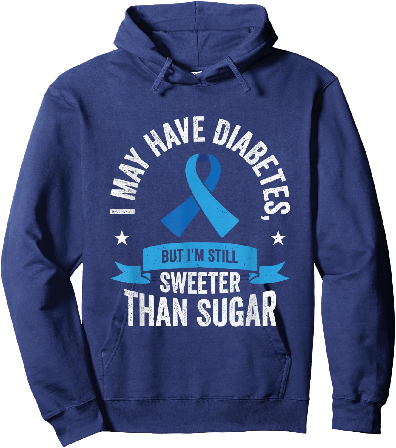 Diabetic Pancreas Diabetes Awareness Type 1 T1D Type 2 T2D Hoodie - Hoodie | Navy