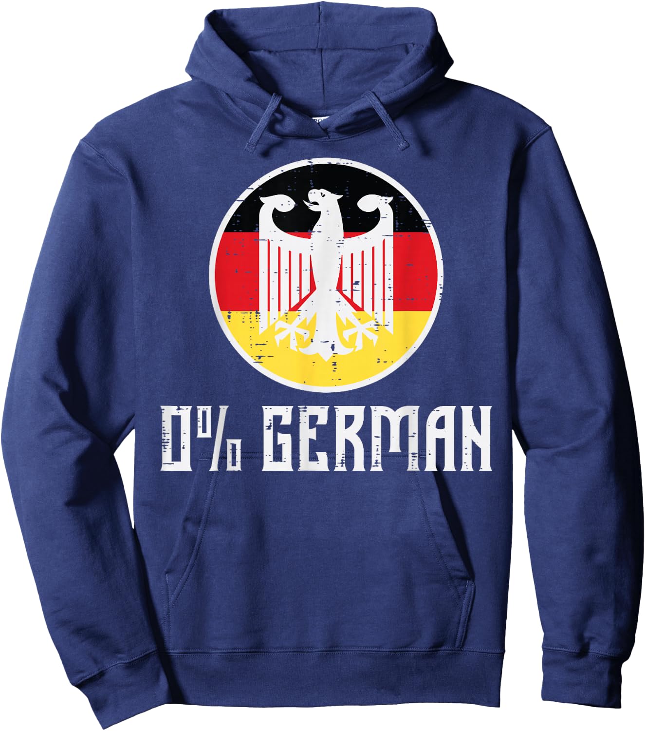 0 Percent German Eagle Oktoberfest Costume Men Women Kids Hoodie - Hoodie | Navy