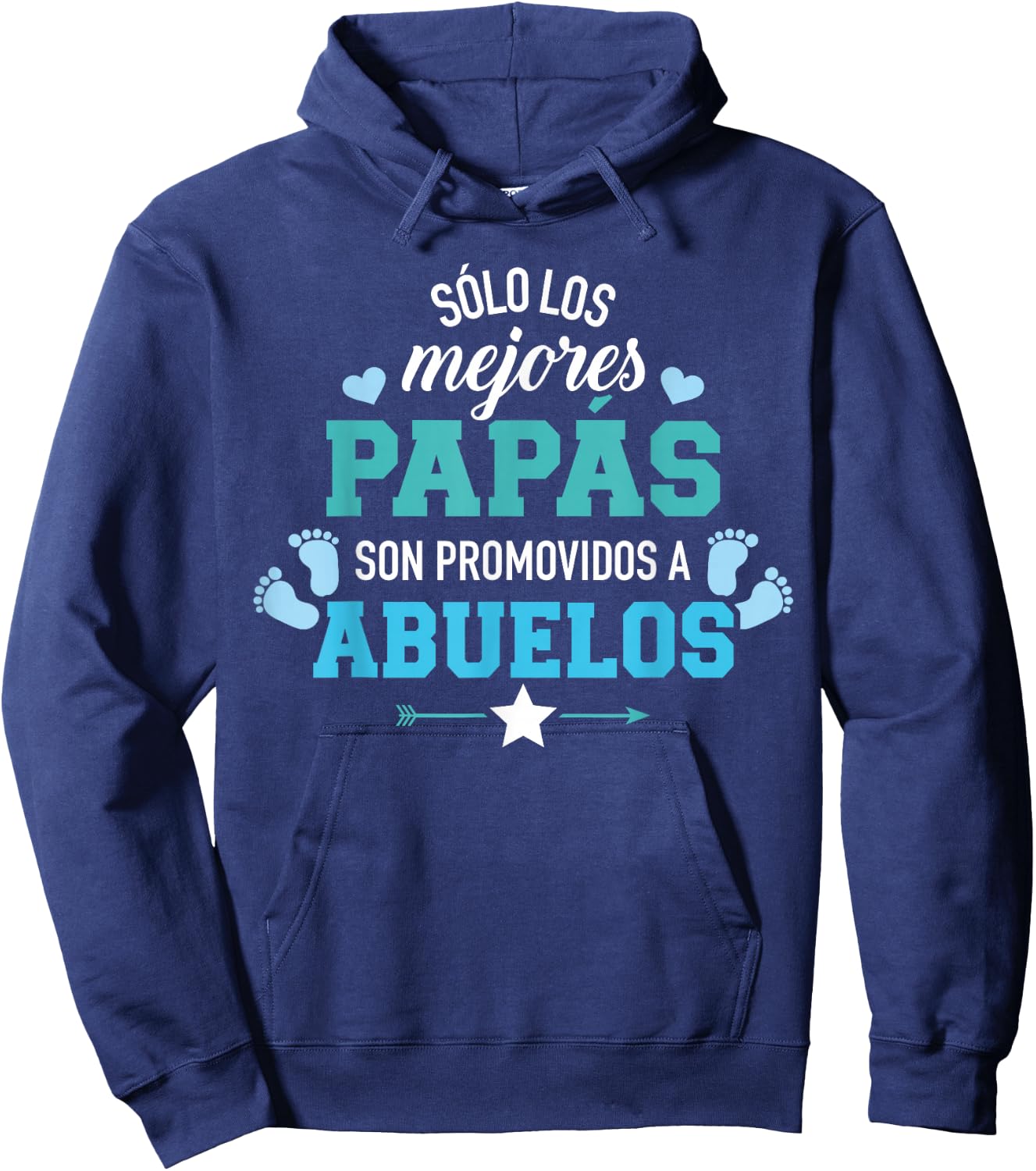 Sólo los mejores papás son promovidos a abuelos Hoodie - Hoodie | Navy