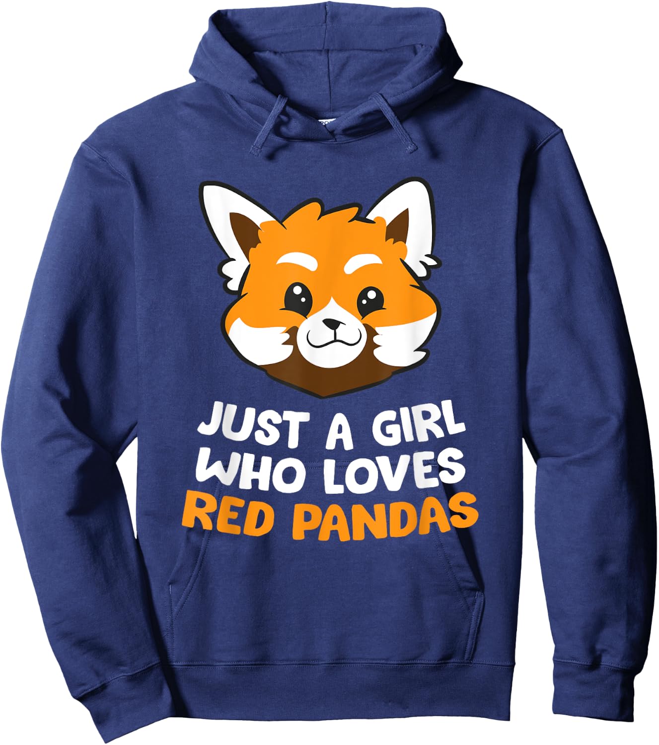 Just a Girl Who Loves Red Pandas Hoodie - Hoodie | Navy