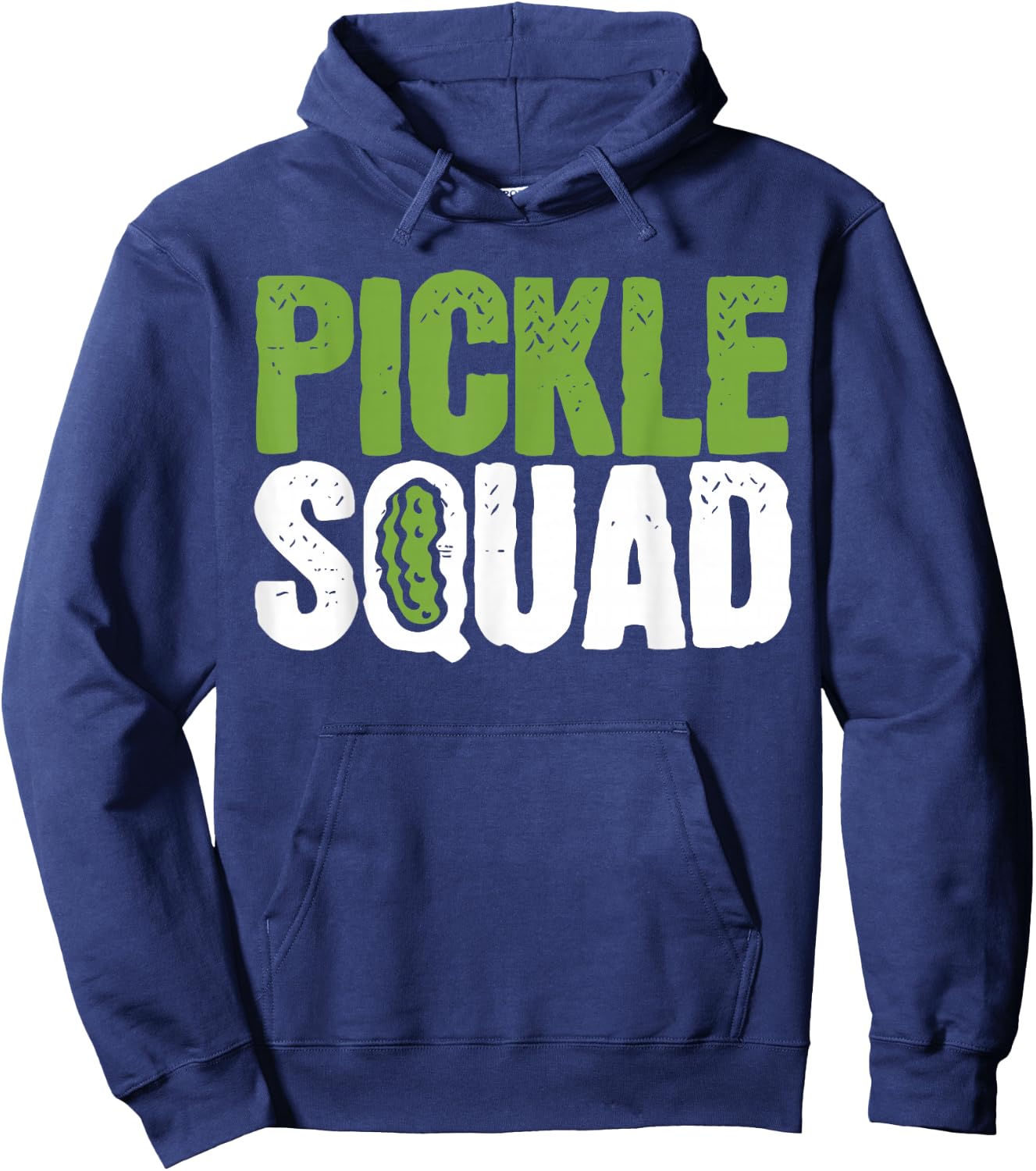 Pickle Cucumber Vegan Squad Green Grocer Hoodie - Hoodie | Navy