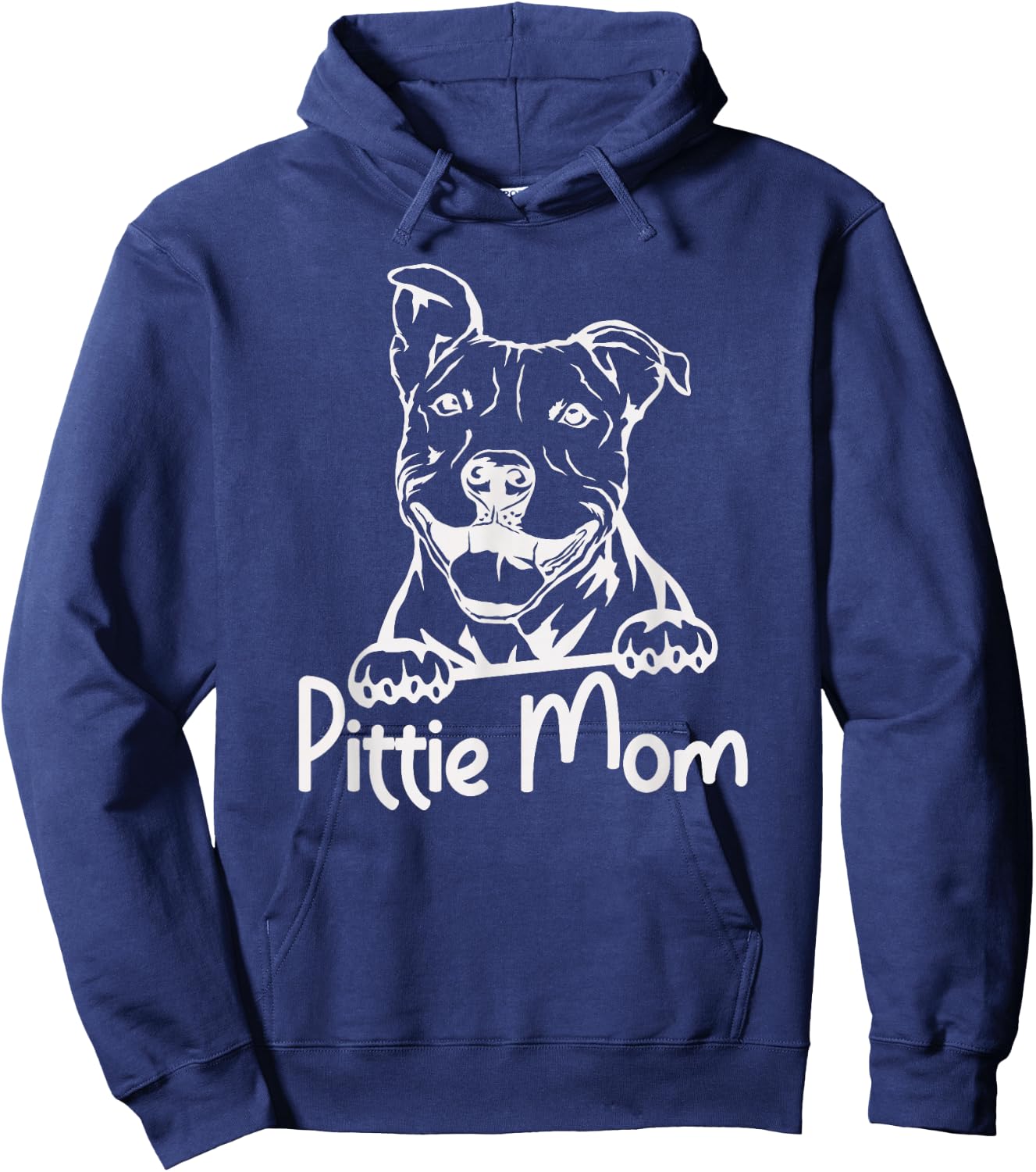 Pittie Mom Pitbull Dog Owner Mother Pitbull Lover Women Hoodie - Hoodie | Navy