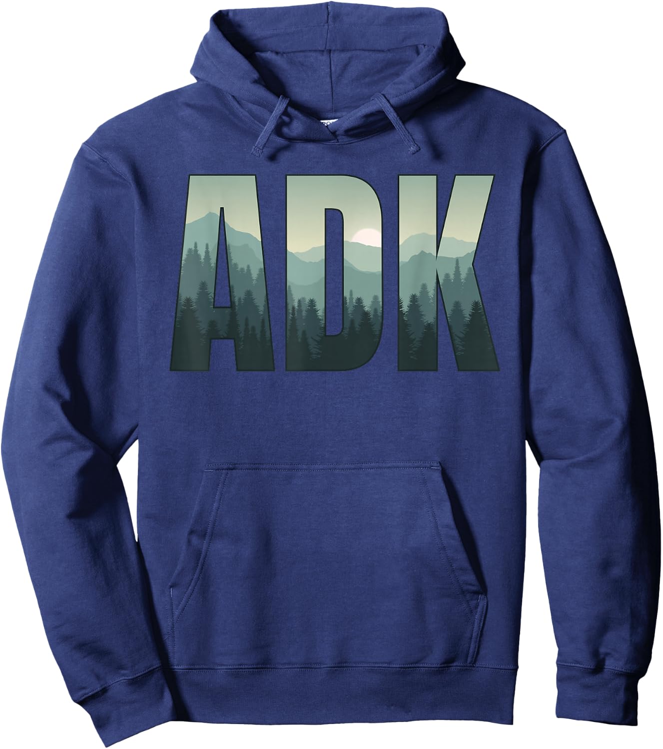 Cool Adirondack Mountains Adirondacks ADK Gift Hoodie - Hoodie | Navy