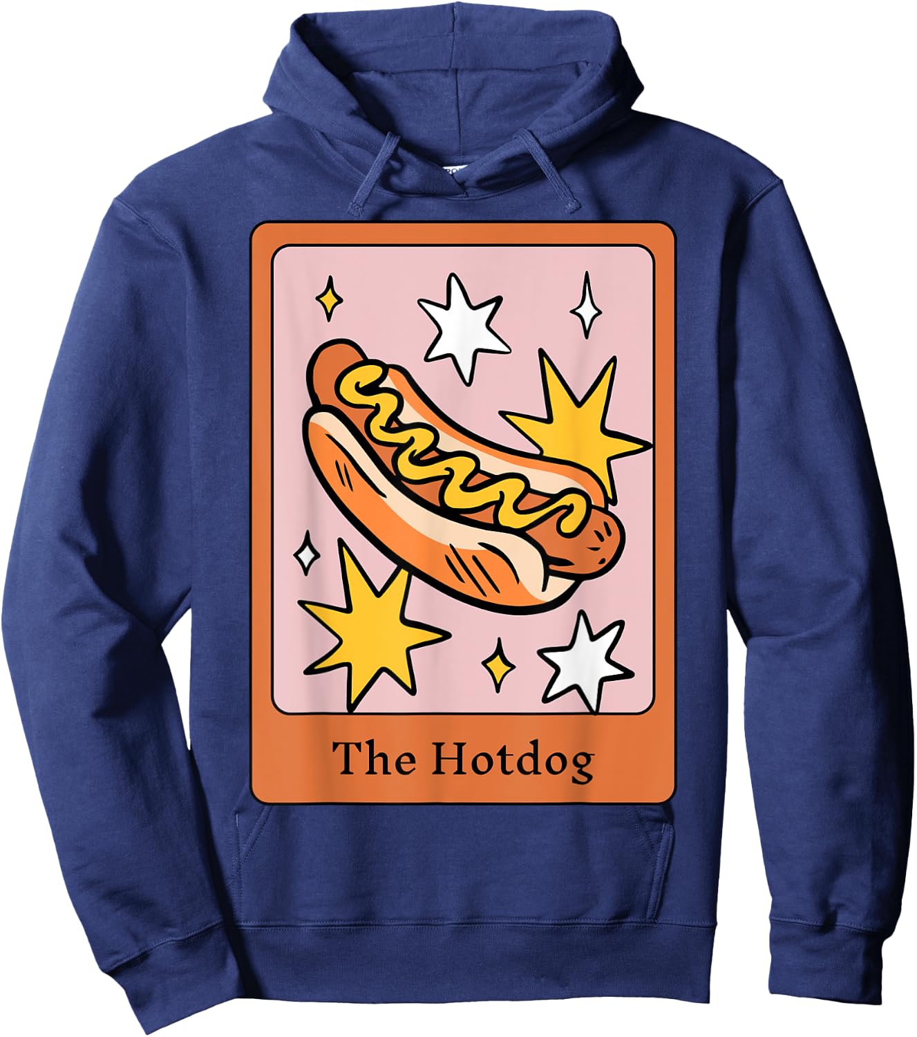 The Hotdog Tarot Men Women Hoodie - Hoodie | Navy