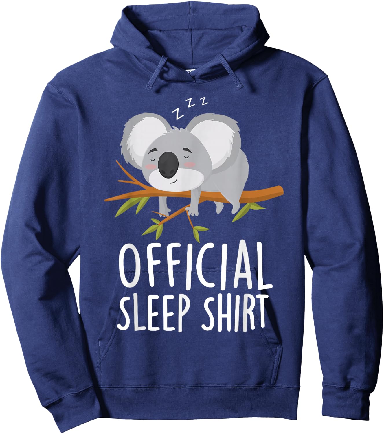 Official Sleep Shirt pajamas nightgown koala bear Hoodie - Hoodie | Navy