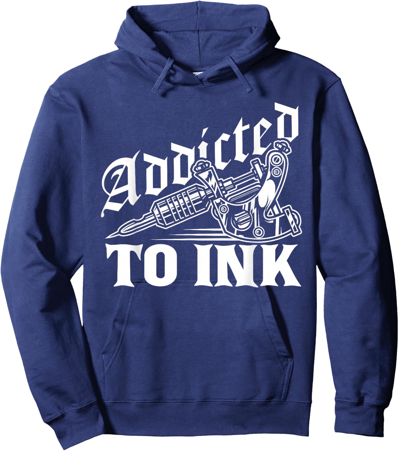 Addicted to Ink Tattoo Lover Tattoo Artist Hoodie - Hoodie | Navy