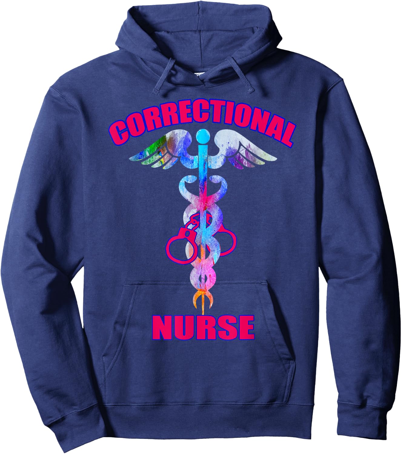Correctional Nurse Jails Prisons Inmate Care RN LPN Nursing Hoodie - Hoodie | Navy