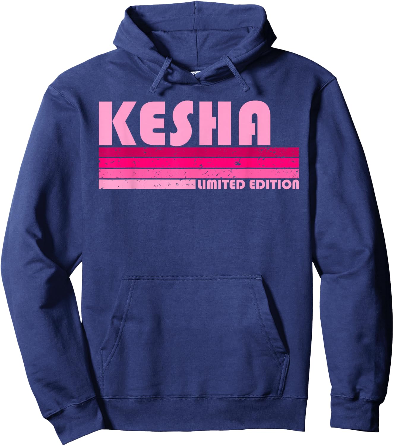 Kesha Name Personalized Retro Vintage 80s 90s Birthday Hoodie - Hoodie | Navy