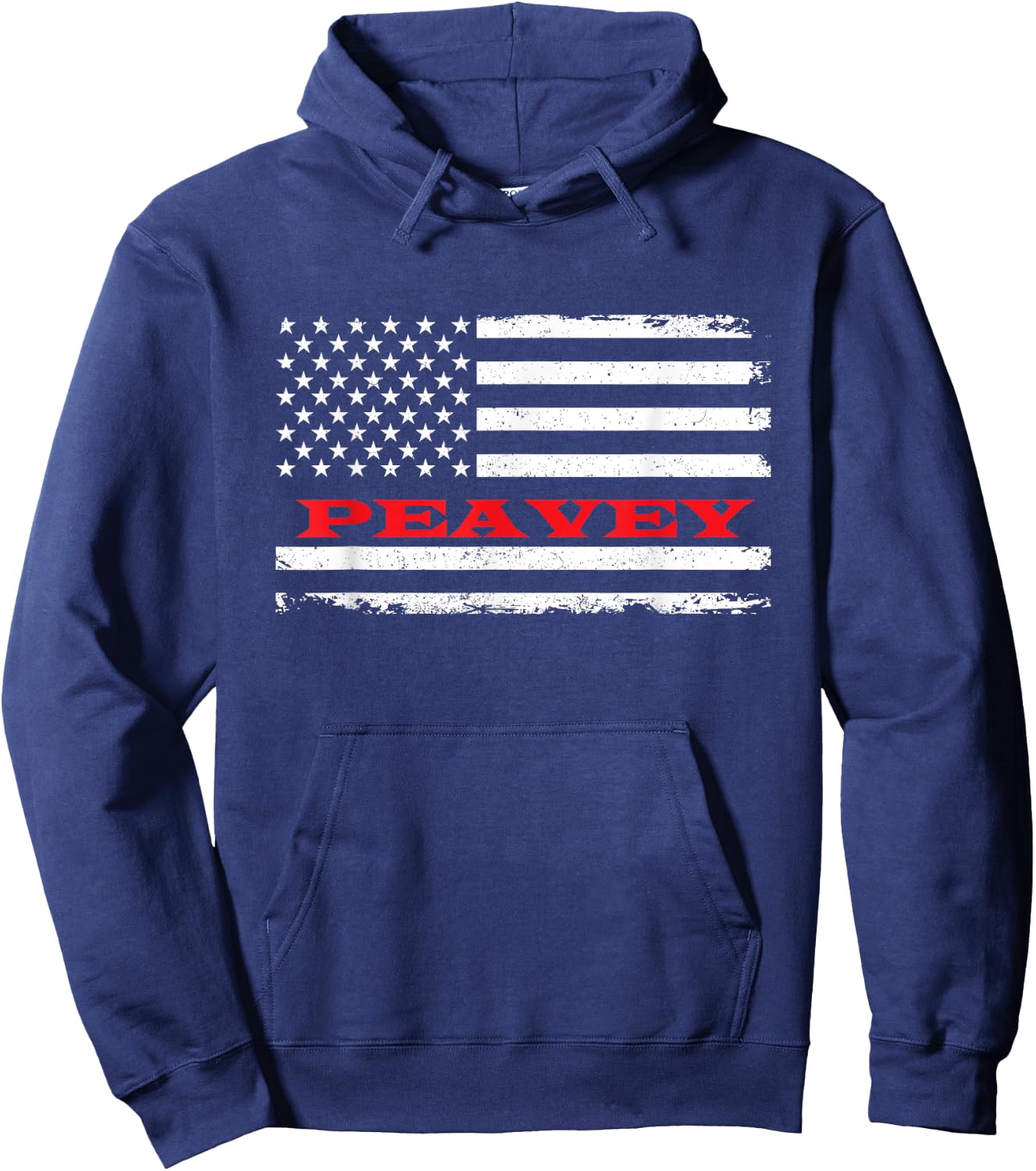 Idaho American Flag Peavey USA Patriotic Souvenir Hoodie - Hoodie | Navy