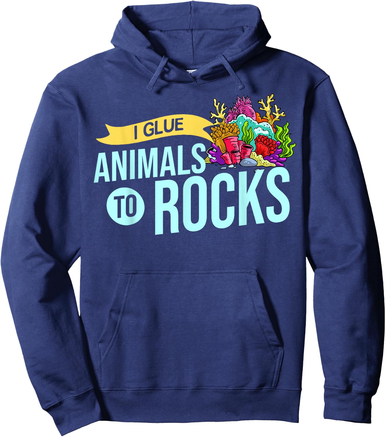 Coral Frag Gift Reef Aquarium Fish Tank Aquarist Hoodie - Hoodie | Navy