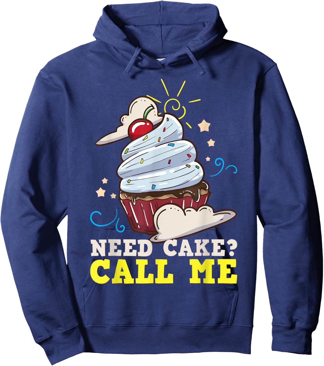 Baker Baking Cake Cupcake Gift Hoodie - Hoodie | Navy