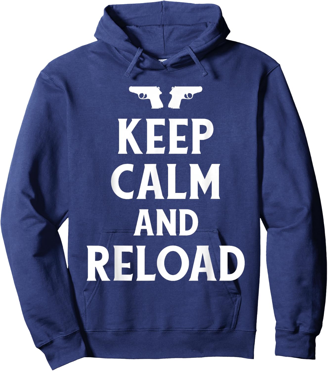 Keep Calm and Reload Shirt Hoodie - Hoodie | Navy