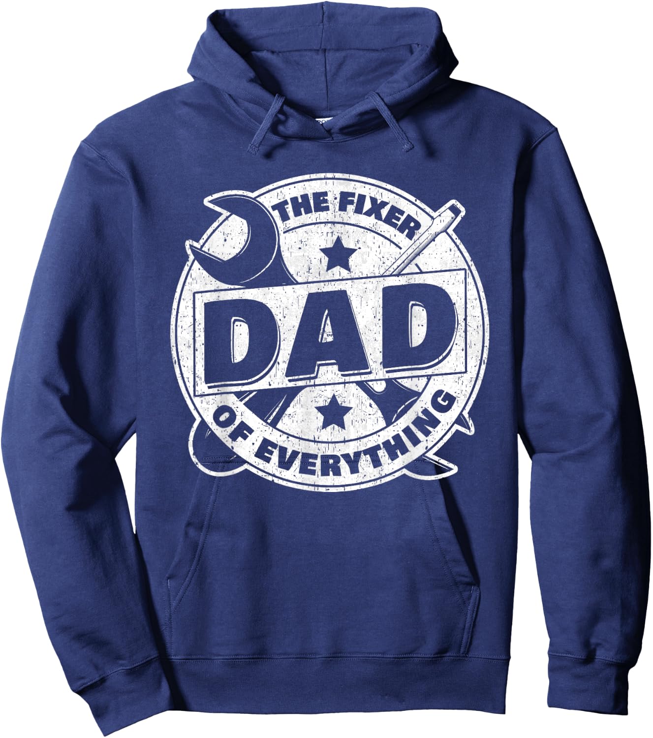 Dad The Fixer Of Everything Funny Father's Day Tools Hoodie - Hoodie | Navy